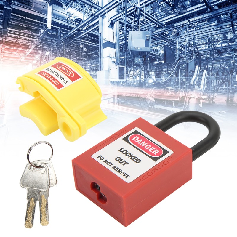 Industrial Plug Lockout Engineering Plastic Nylon Waterproof Safety Lockout Kit