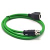 GXMRHWY M12 - Cable Ethernet industrial de PVC de 4