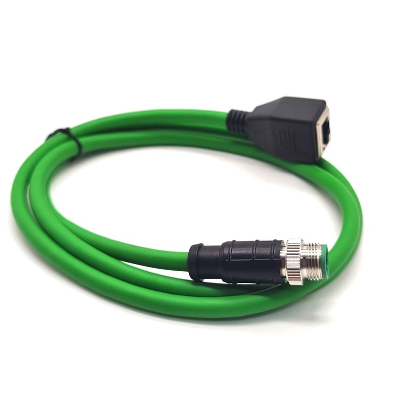 GXMRHWY M12 - Cable Ethernet industrial de PVC de 4