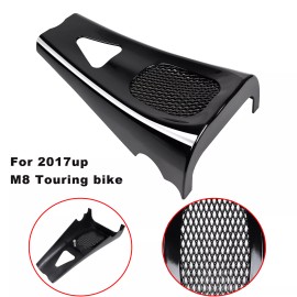 Unbranded Vivid Black Motor Chin Spoiler For Harley Touring Road Street Glide 2017-2023 M8
