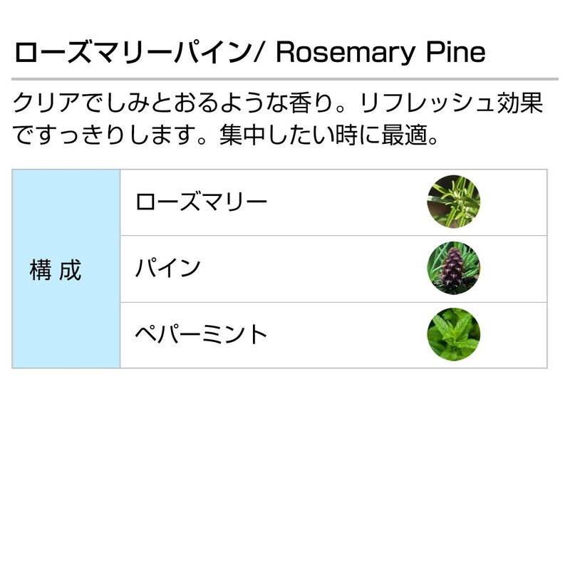 Rosemary Pine 10ml Aroma Blend Incent Essential Oil 10ml