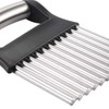 Potato Crinkle Cutter, Stainless Steel Potato Chipper Suitable for Fruits