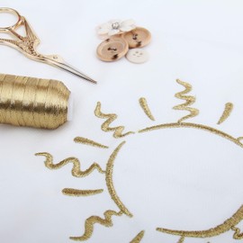 Threadart Metallic Thread | No. L88 - Multi Shimmer | 500 Meter Cones (550 Yards) | 25 Brilliant Shiny Colors | For Machine Embroidery