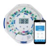 JULOS Bluetooth Automatic Pill Dispenser with Sound/Light/App Alerts for Seniors,