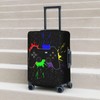 Lukbfall Video Game Controller Pattern Luggage Suitcase Covers Elastic Washable