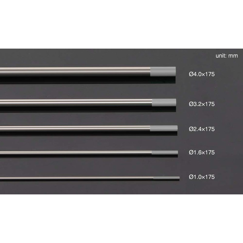 TIG Welding Tungsten Electrode 2% Ceriated 1/16" x 7" (Gray,