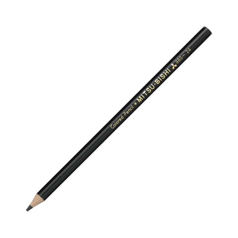 Mitsubishi Pencil K880.24 Colored Pencils, 1 Dozen