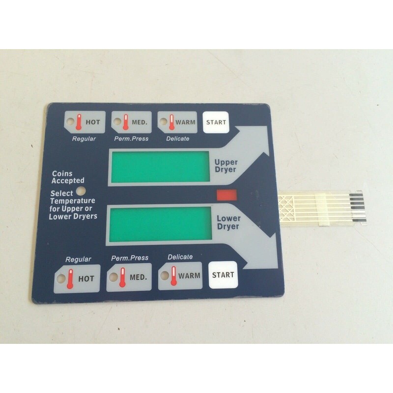 10 Dexter Stack Dryer Computer Bottom Touch Pad # 9801-059-002