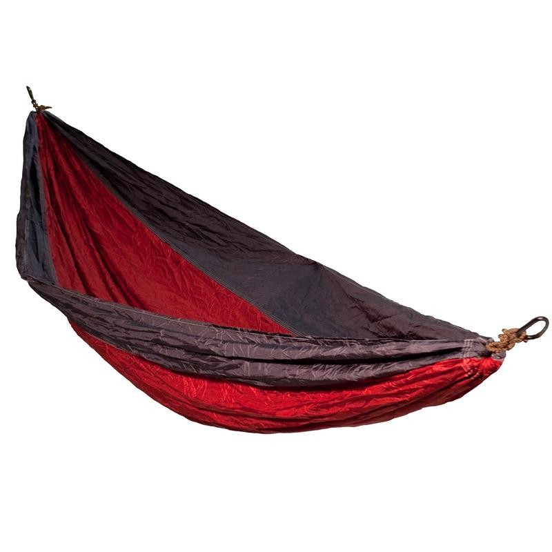 GO2 Traveler Nylon Hammock - Camping Hammock - Color: Orange/Navy
