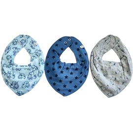 Pippi Unisex Children's Bib Bandana, One Size, Pack of 3 -