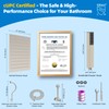 Hibbent All Metal cUPC Certified Shower Head, 8'' High Pressure