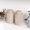 BosilunLife Khaki Soap Dispenser Set - 2 Pack 12oz Ceramic