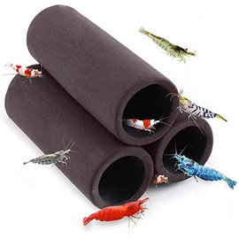 XMHF Aquarium Ceramic Small Fish Shrimp Crayfish Breeding Habitat Shelter Brown XM163