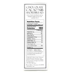 Rustic Bakery Shortbread Cookie | Chocolate Cacao Nib with Kokobunch Kit ( 2 PACK ) 8oz Total