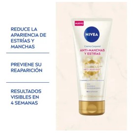 Nivea Crema Corporal Anti Marcas y Estrías , Manchas de Sol Luminous 630 200 ml Tubo