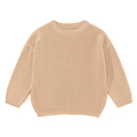 ESHOO Baby Girl Boy Knit Sweater Blouse Toddler Fall Winter Pullover Sweatshirt Warm Crewneck Long Sleeve Tops for Infant Kid