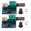 2Pack PWM Fan Speed Controller, drehzahlregler 12v, DC 0-12V 4