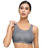Deyllo Women's Sports Bra High Impact Plus Size Sports Bra
