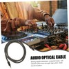 TEHAUX 1.5m Optical Audio Cable High-Performance Fiber Cable for Tv