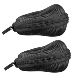 POFUIERKN 2 Pack Watch Travel Case, Single Watch Box w/Zipper for Storage,Portable Single Watch Storage box and Organizer for Wristwatches and Smart Watches(Black)