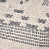 Karim Ivory Grey Faux Yarn Large Poufcolor: as Pic Color