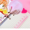 Luoperyuan 6 Holes Pages Binder Notebook Binder Ruler, 6 Pcs