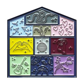 House Enamel Pins, Eras Pins for Collection Decoration, Lover Fans Gift Merch
