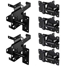 Self Closing Gate Hinge and Latch Kit for Wooden/Vinyl Fence Gate
