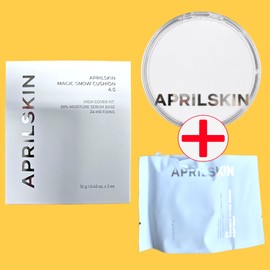 April Skin Magic Snow Cushion 4.0 original product + refill / 에이프릴스킨 매직스노우 쿠션 4.0 본품+리필