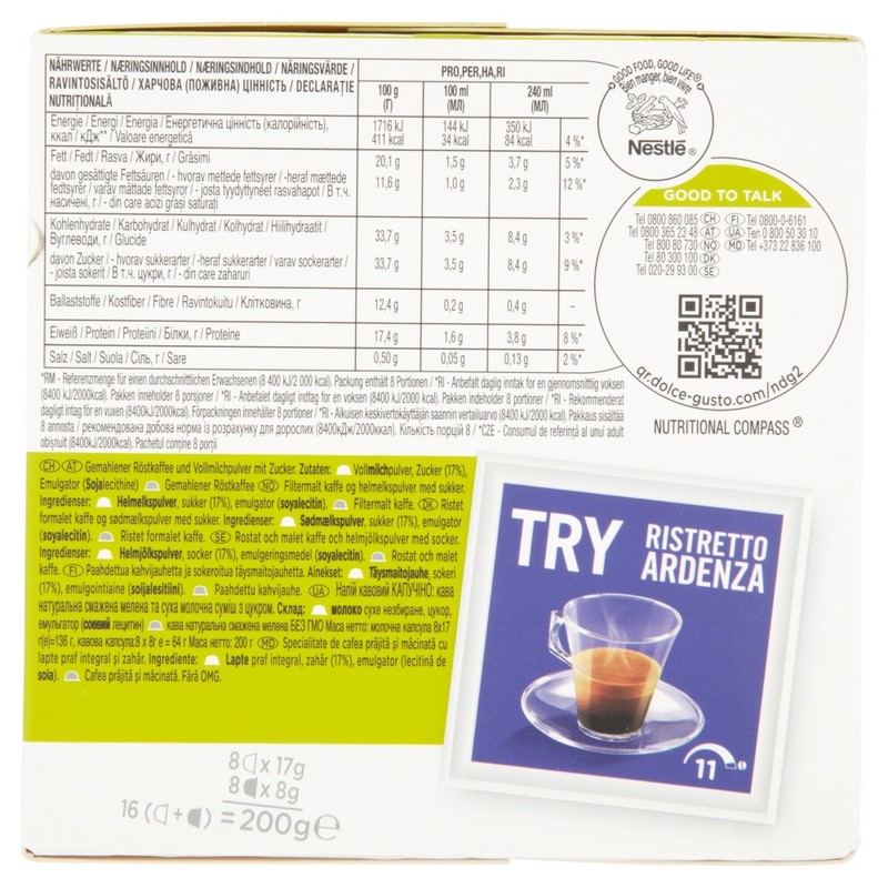 NESCAFÉ Dolce Gusto Cappuccino Coffee Pods, 16 Capsules