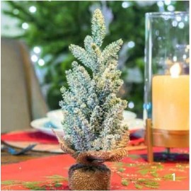 Vianney Adorno Arbolito Pequeño De Navidad Snow Tree Vianney
