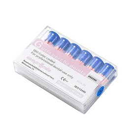 DENTIMICA Puntas de gutapercha dental de cono .02/.04/.06 surtidas para endodoncia y conducto radicular (cono .06, n.° 30)
