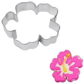 R&M Hibiscus Flower 3.5" Stainless Steel Cookie Cutter