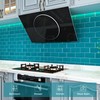 Soulscrafts Glass Tile for Backsplash, Glass Subway Tile 3x6 Inch