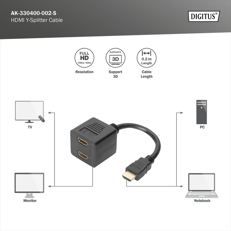 Digitus AK-508001 HDMI Cable