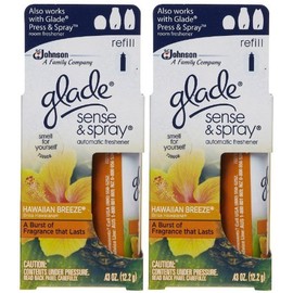 Glade Sense & Spray Refill - Hawaiian Breeze - .43 oz - 2 pk by Glade