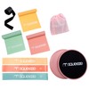 Squeeze Bands, Exercise Bands for Women, 3 Flat Long Pilates