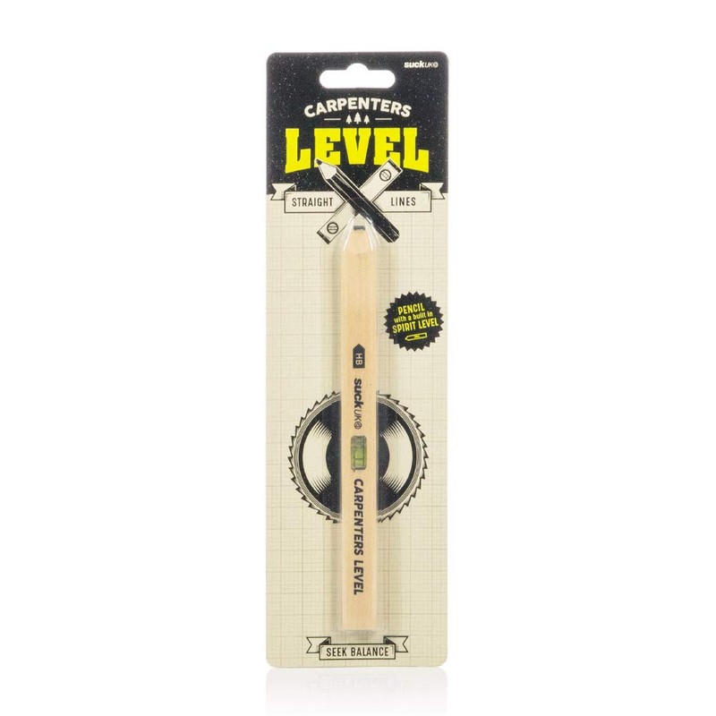 SUCK UK Spirit Level Pencil, Beige