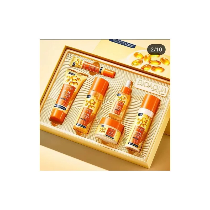 Set Bioaqua Facial Reafirmante Antiarrugas Ve+b5