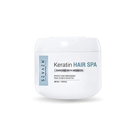 Keratin Smooth Deep Smoothening Spa, with Argan Oil and Sea butter, for Frizz-Free hair up to 72 hours & Salon-like smooth hair at home, Recommended by Professional|200gm.