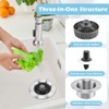 3 in 1 Kitchen Sink Drain Strainer, Sink Bounce Core