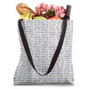 Binary Code Pattern with Digits in Screen Tote Bag