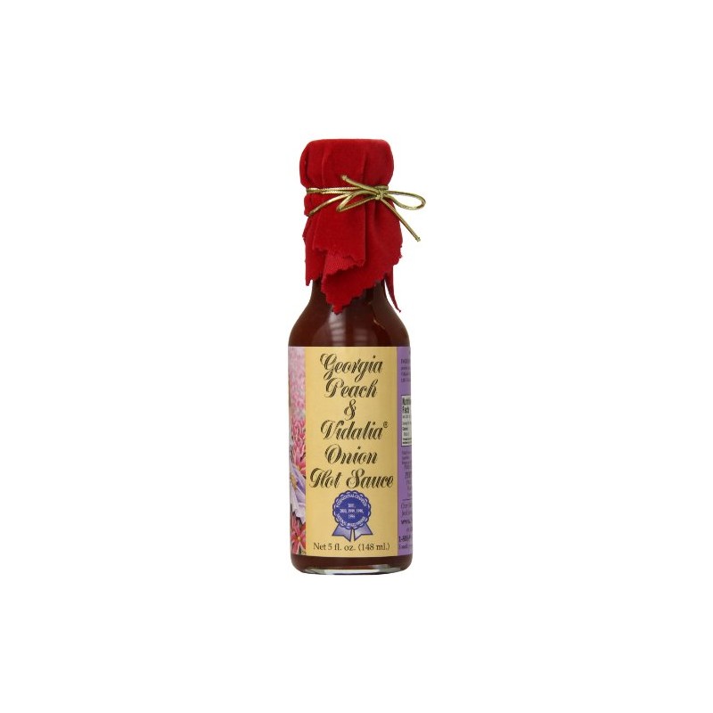 Pepper's Georgia Peach and Vidalia Onion Hot Sauce with Red