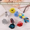 Deetenks 120PCS Dart Flights 24 Sets Durable Standard PET Dart