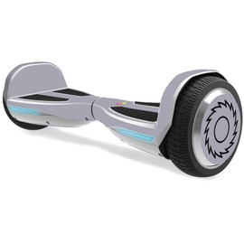 MightySkins Skin Compatible with Razor Hovertrax 1.5 Hover Board - Solid Gray | Protective, Durable, and Unique Vinyl Decal wrap Cover | Easy to Apply, Remove, and Change Styles | Made in The USA