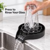 Glass Rinser for Kitchen Sink – Press-Activated Cup Washer with