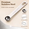 Thfaeyta 4 PCS Metal Measuring Spoons 1/4 TSP, 1/2 TSP,