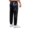WULFUL Mens Metallic 70s Disco Costume Sequin Party Jogger Pants,