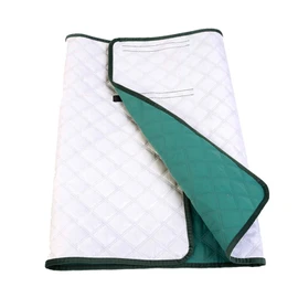 NABESHI Waterproof Wrap Skirt, Nursing, Waterproof, Wrap Skirt, Bedweting, Adult, Urinary Leap, Pad, Sheet, Sleepwear, Nightgown, green