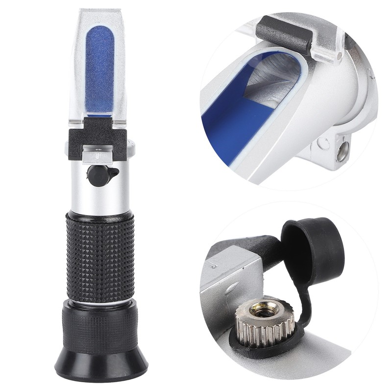 Automotive Antifreeze Refractometers Aluminium Alloy Freezing Point Temperature Tester Device